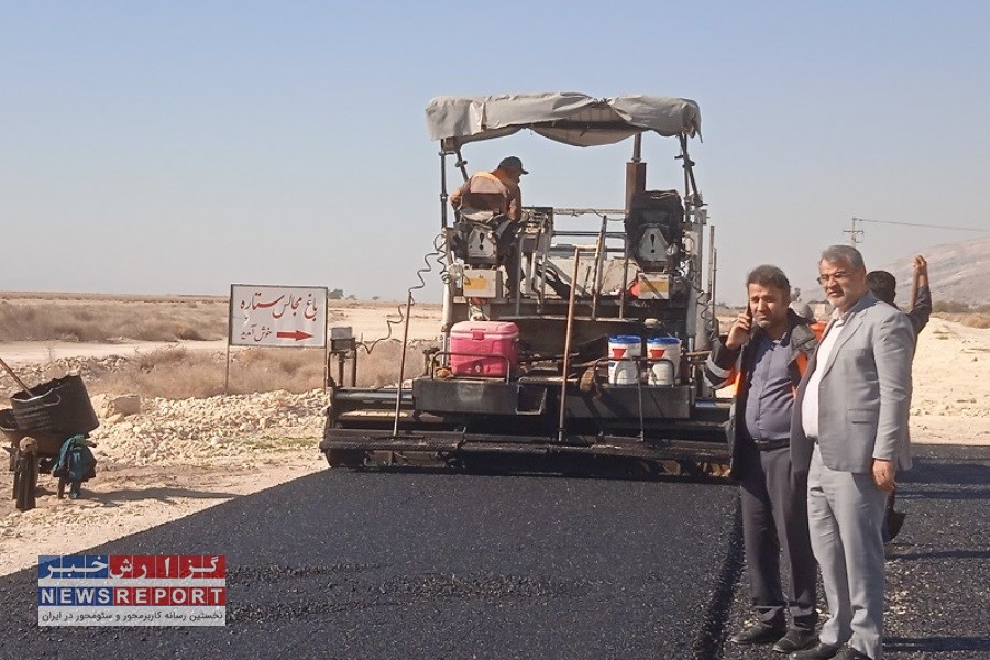 ۹۵درصد از فاز دوم  پروژه احداث مسیر مهر _ مزیجان (نخلستان) پشرفت کرده است