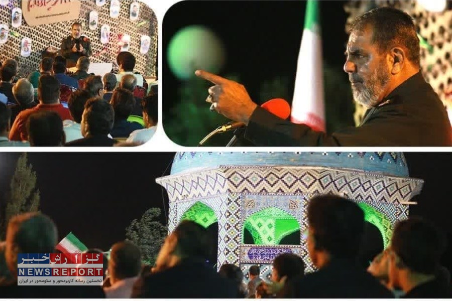 برگزاری بزرگداشت شهدای گمنام روستای دولت آباد بافق