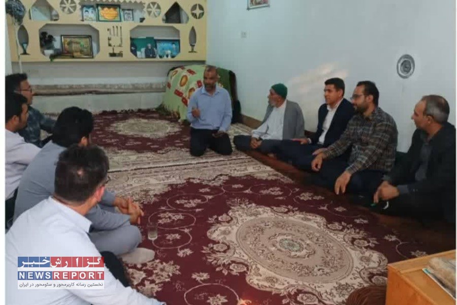 دیدار با خانواده شهید سید عبدالله بحرینی در هفته محیط زیست