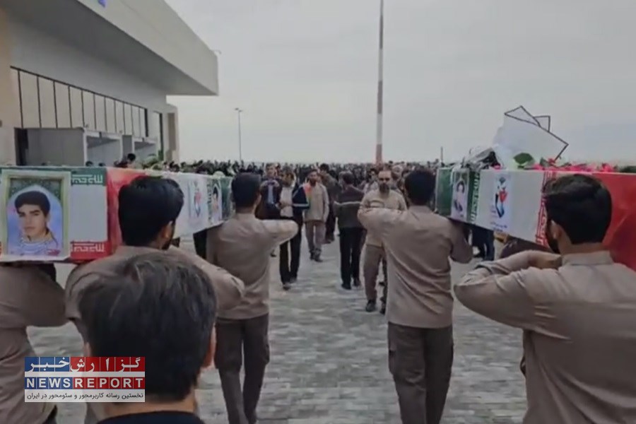 گزارش محمود صابری زاده خبرنگار جنوب فارس از ورود قهرمانان وطن به لامرد