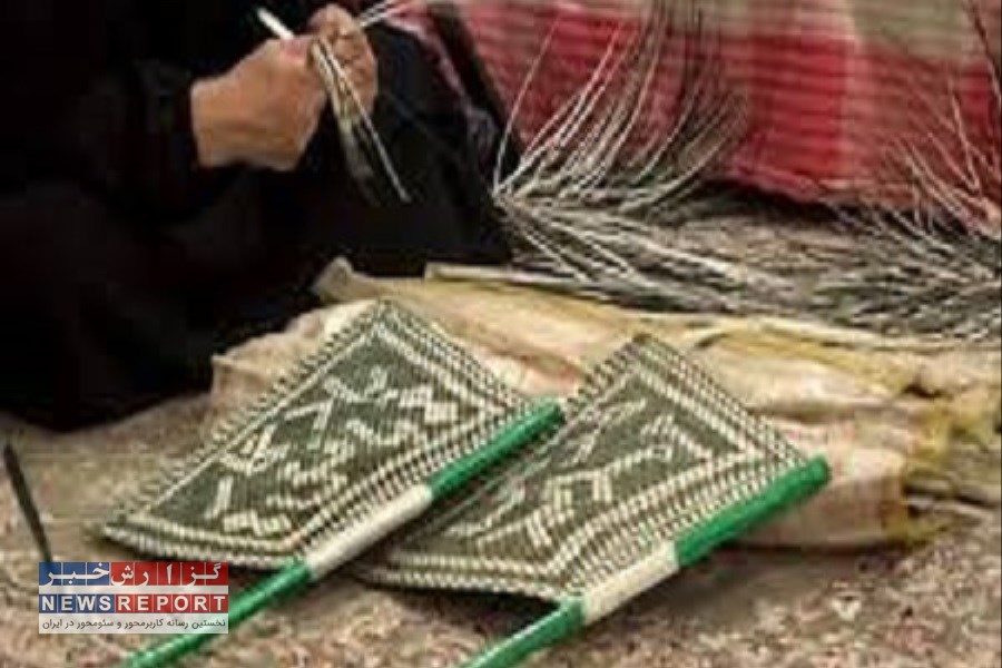 بادبزن اسمی بافق؛ نگینی درخشان در حصیربافی ایران