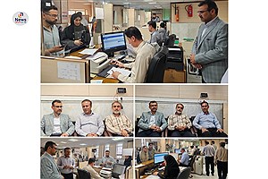 نظارت فرماندار لامِرد بر توزیع ارز اربعین در بانک ملی؛ خدمات به زائران اولویت دارد